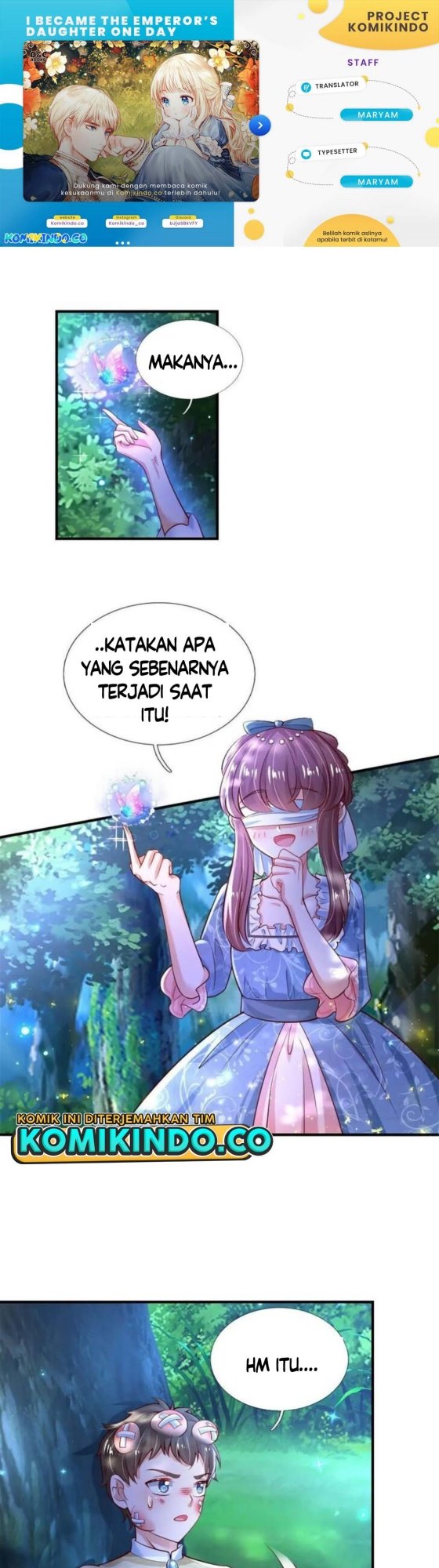 Halaman 1 dari I Became The Emperor’s Daughter One Day Chapter 199