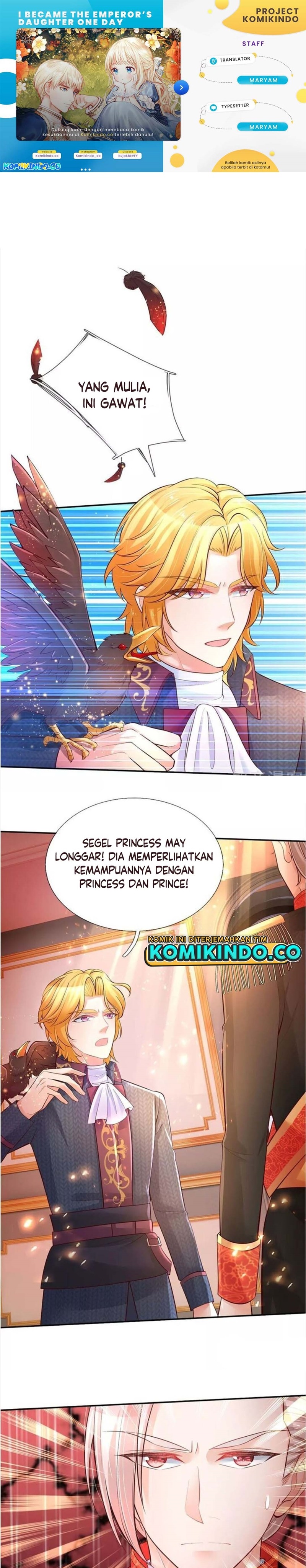 Halaman 1 dari I Became The Emperor’s Daughter One Day Chapter 65