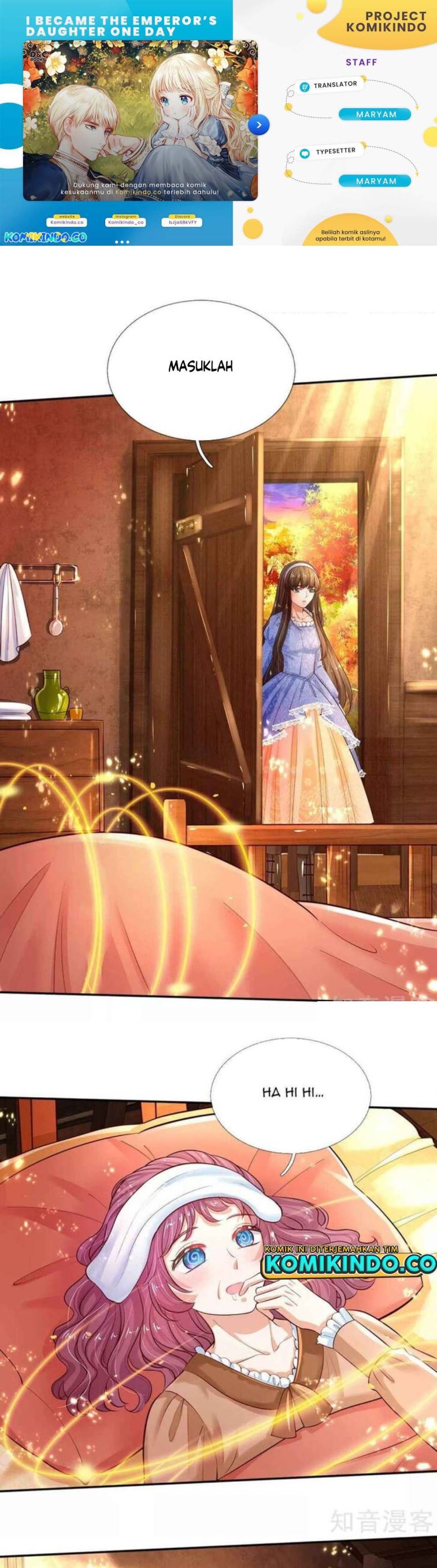 Halaman 1 dari I Became The Emperor’s Daughter One Day Chapter 68