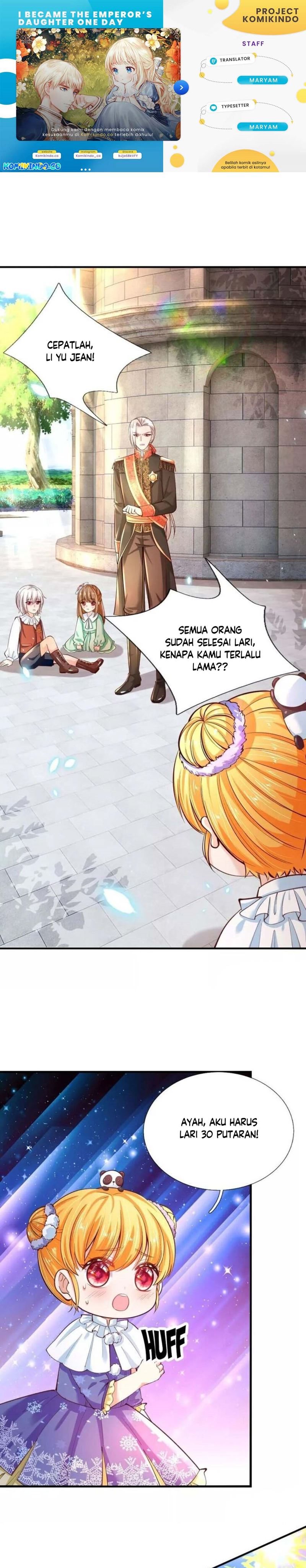 Halaman 1 dari I Became The Emperor’s Daughter One Day Chapter 71