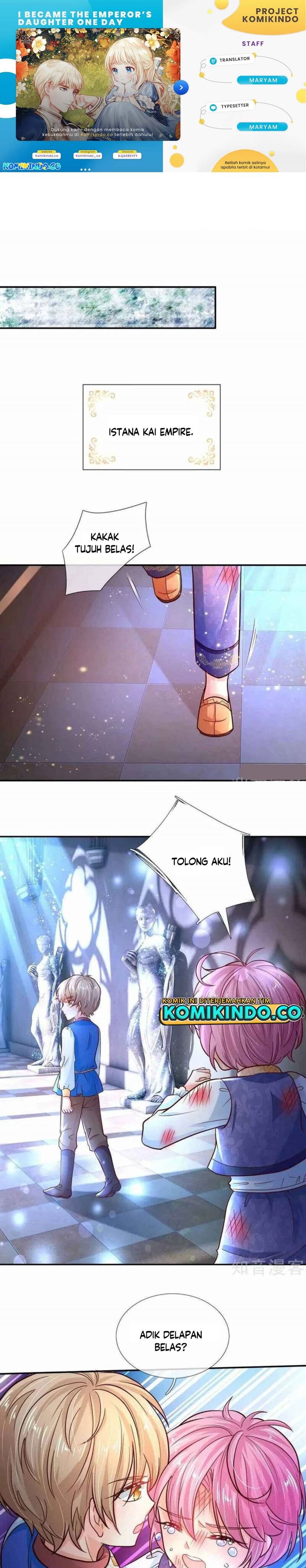 Halaman 1 dari I Became The Emperor’s Daughter One Day Chapter 72
