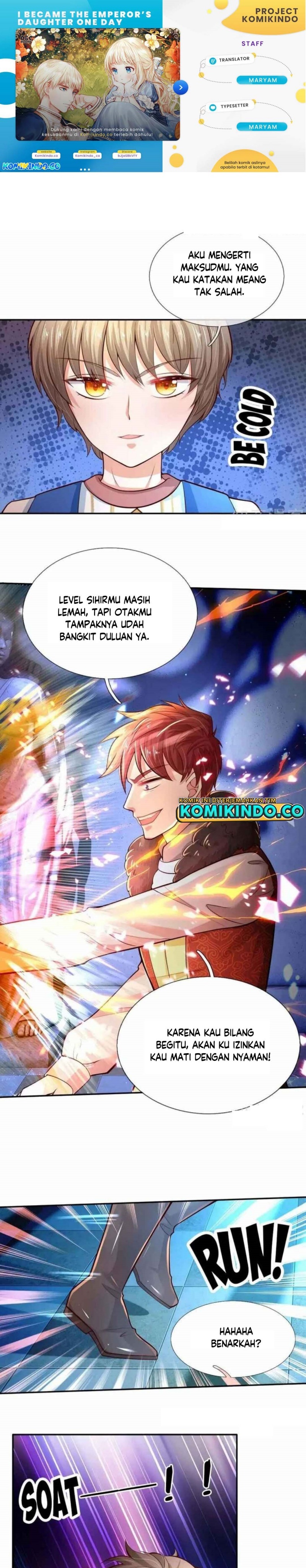Halaman 1 dari I Became The Emperor’s Daughter One Day Chapter 74