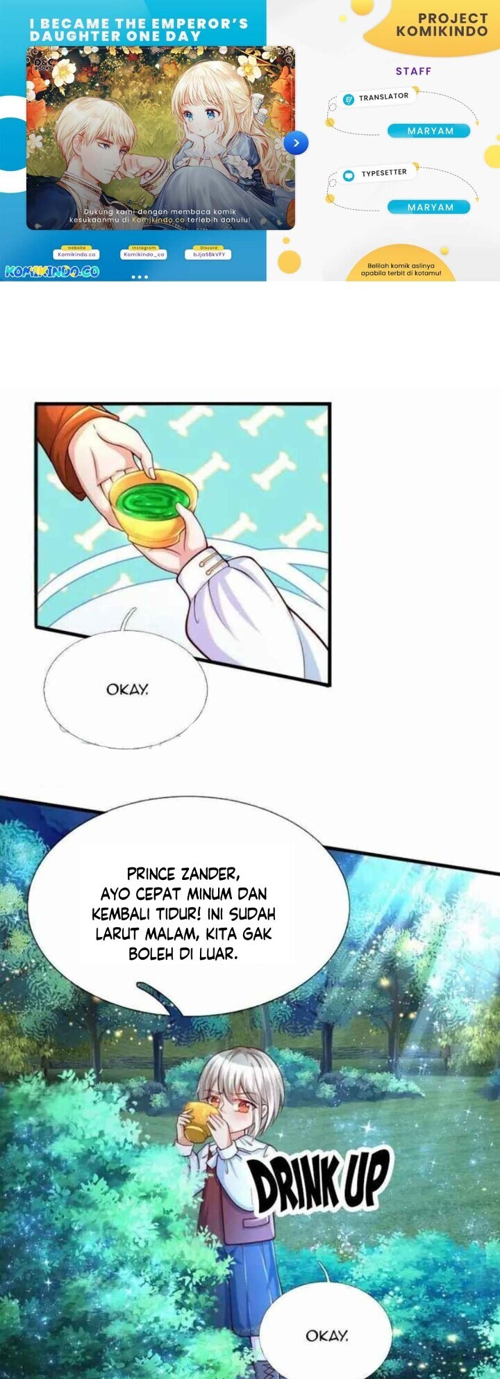 Halaman 1 dari I Became The Emperor’s Daughter One Day Chapter 78