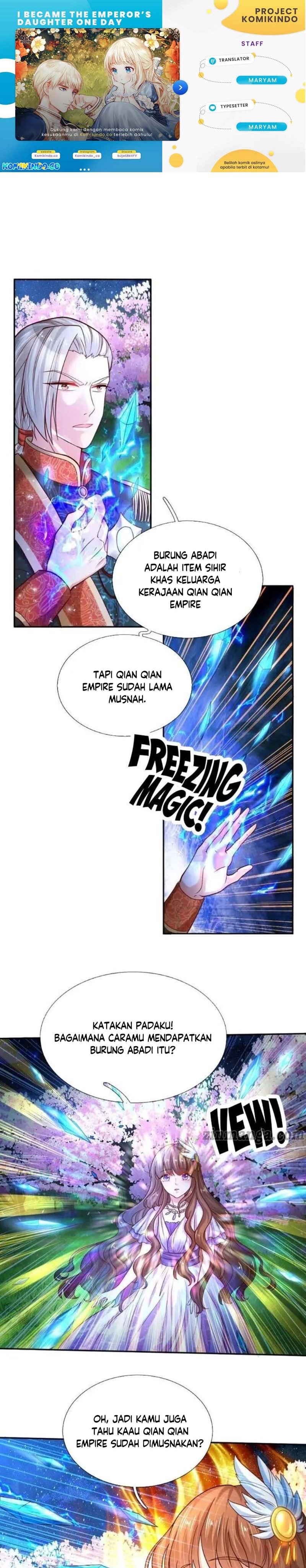 Halaman 1 dari I Became The Emperor’s Daughter One Day Chapter 80