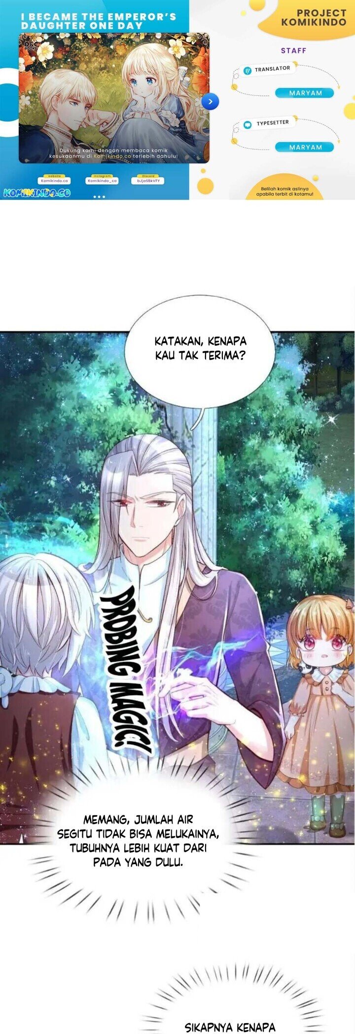 Halaman 1 dari I Became The Emperor’s Daughter One Day Chapter 82