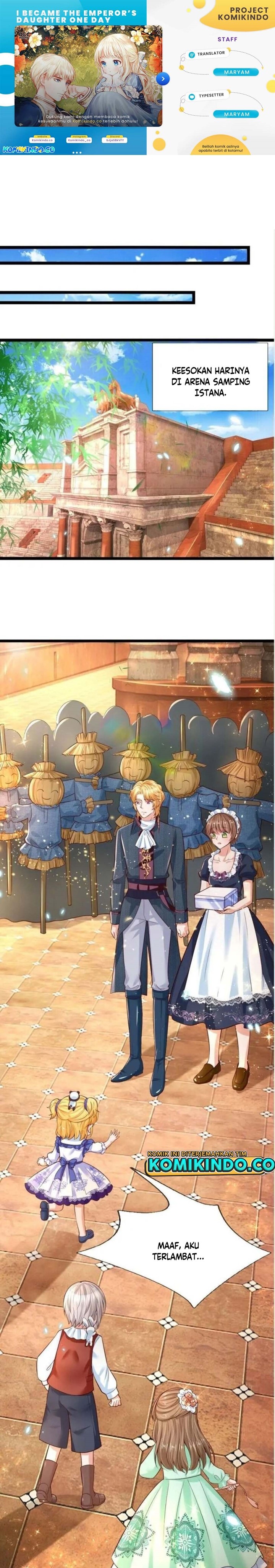 Halaman 1 dari I Became The Emperor’s Daughter One Day Chapter 84