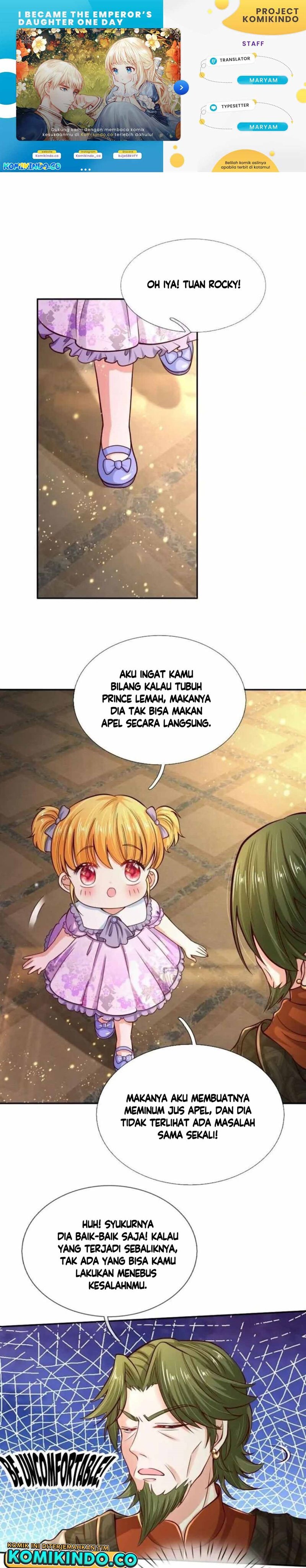 Halaman 1 dari I Became The Emperor’s Daughter One Day Chapter 89