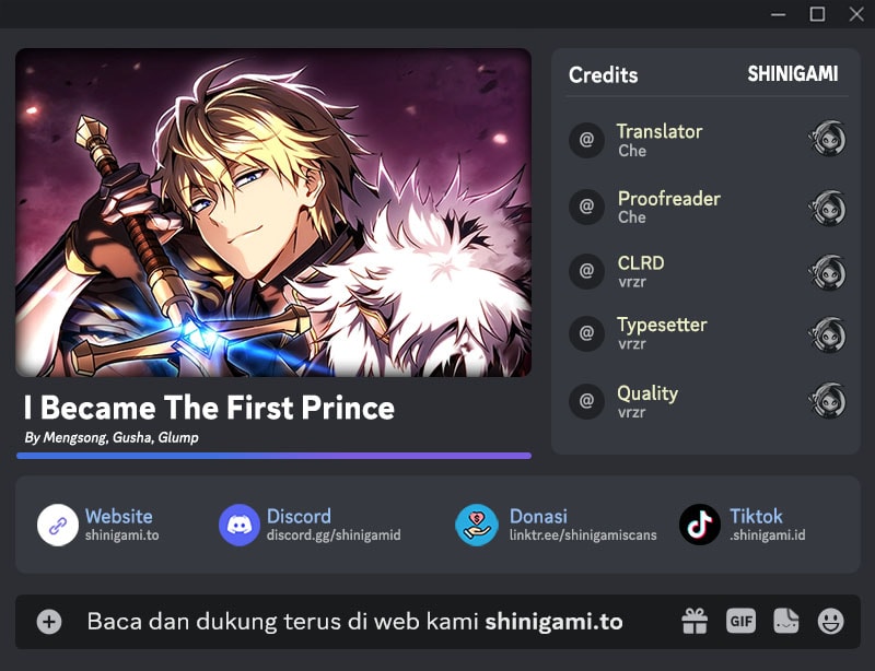 Halaman 1 dari I Became The First Prince Chapter 35