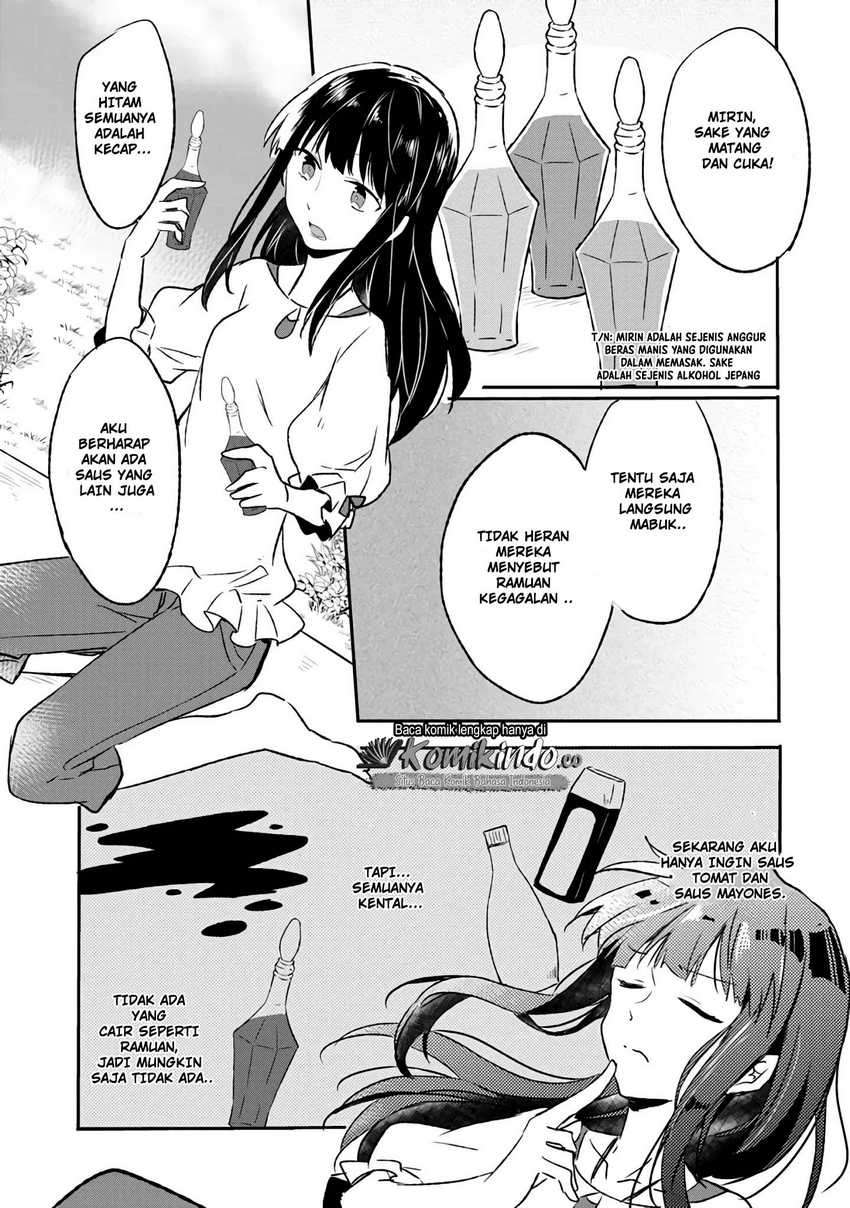 Halaman 12 dari I Decided to Cook Because the Losing Potion Was Soy Sauce Chapter 3