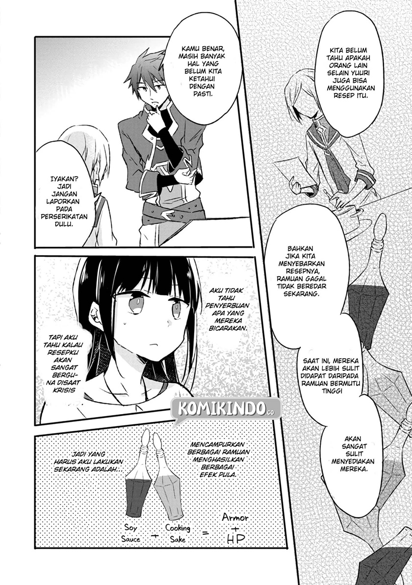 Halaman 21 dari I Decided to Cook Because the Losing Potion Was Soy Sauce Chapter 5