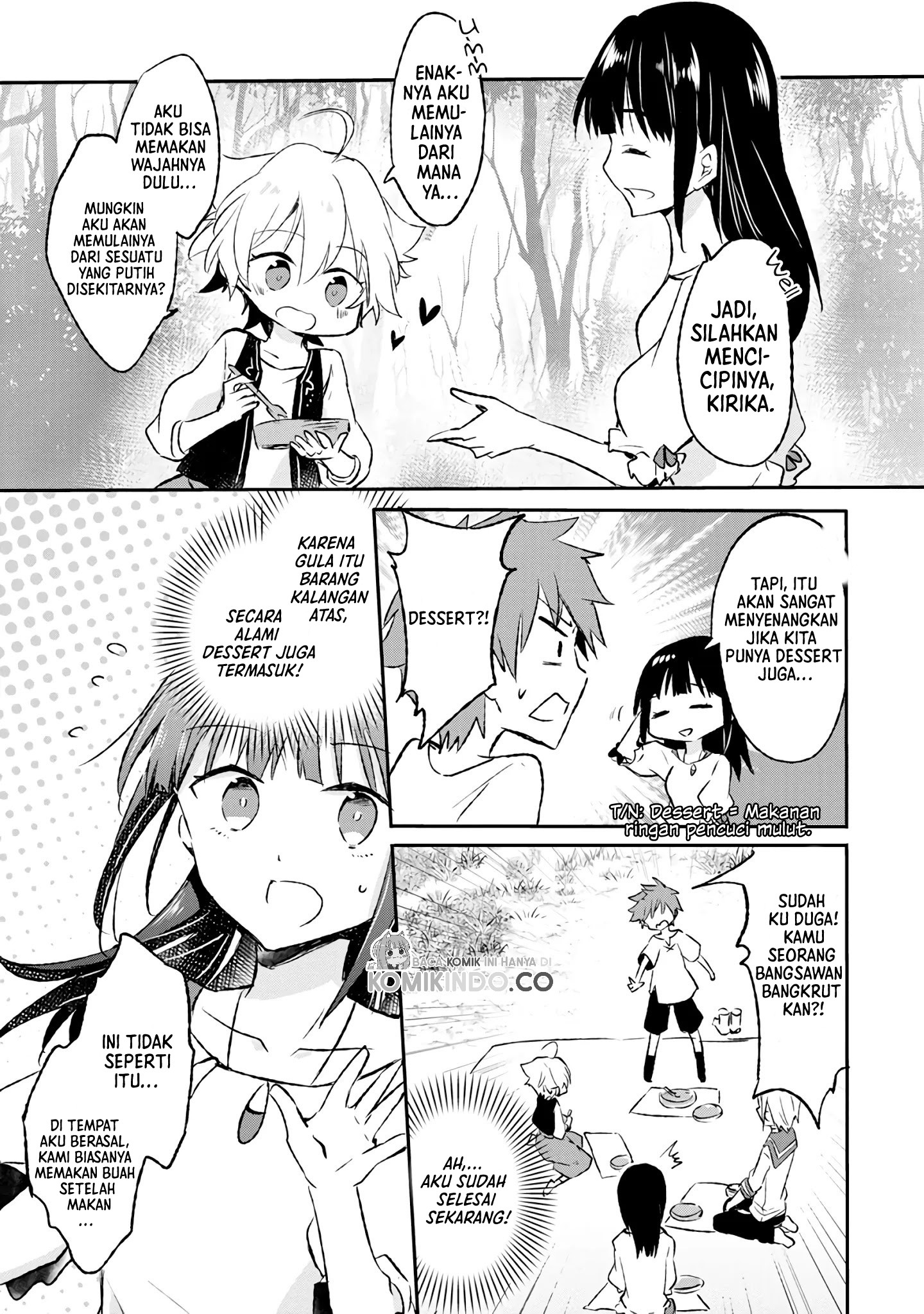 Halaman 10 dari I Decided to Cook Because the Losing Potion Was Soy Sauce Chapter 7