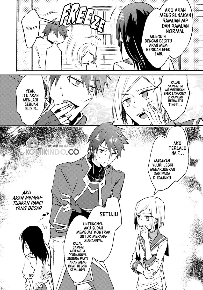 Halaman 31 dari I Decided to Cook Because the Losing Potion Was Soy Sauce Chapter 8