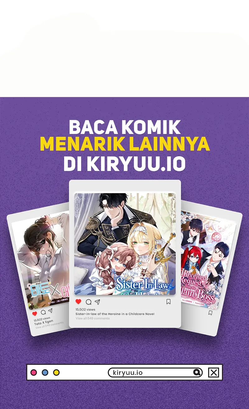 Halaman 15 dari I Received a Request from the Villain Boss Chapter 29