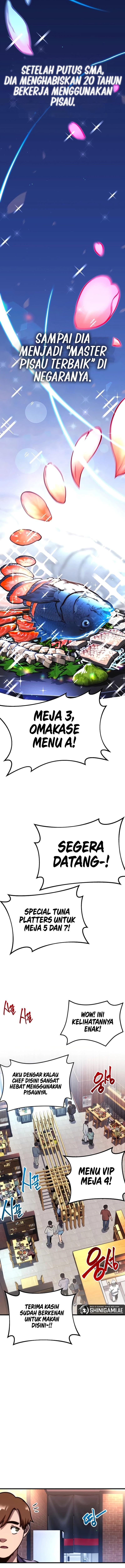 Halaman 3 dari I Took over The Academy With a Single Sashimi Knife Chapter 0