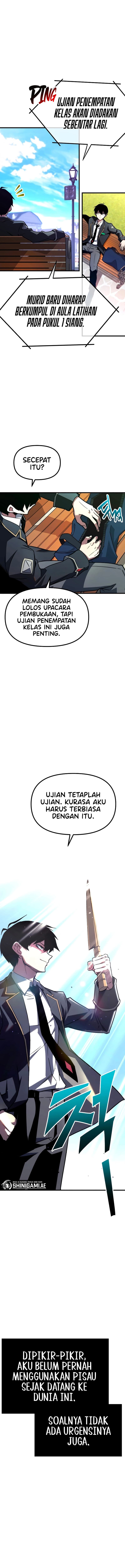 Halaman 26 dari I Took over The Academy With a Single Sashimi Knife Chapter 1