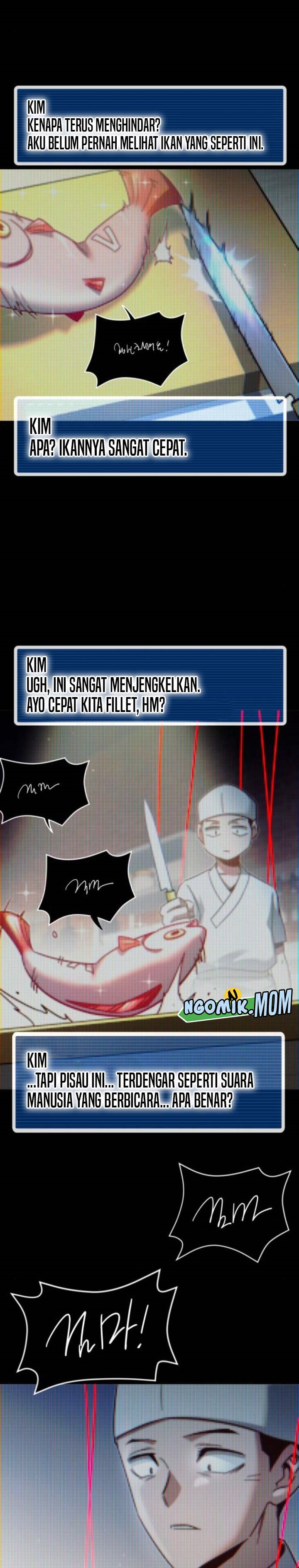 Halaman 22 dari I Took over The Academy With a Single Sashimi Knife Chapter 10