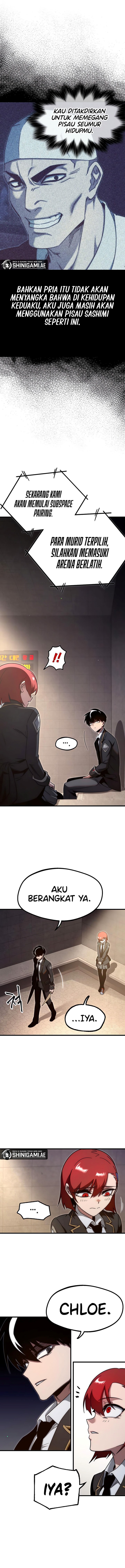 Halaman 5 dari I Took over The Academy With a Single Sashimi Knife Chapter 12