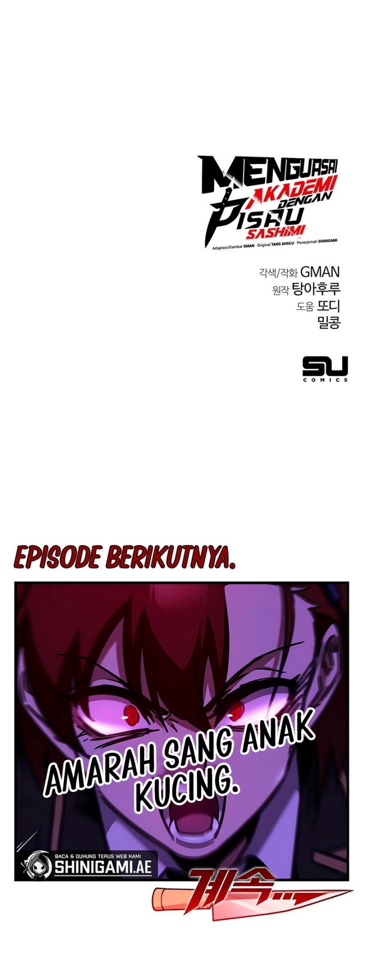 Halaman 19 dari I Took over The Academy With a Single Sashimi Knife Chapter 13