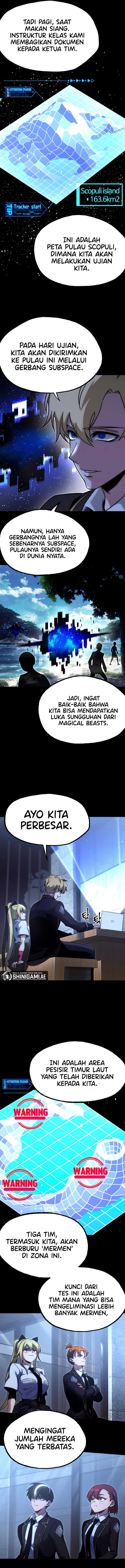 Halaman 15 dari I Took over The Academy With a Single Sashimi Knife Chapter 16