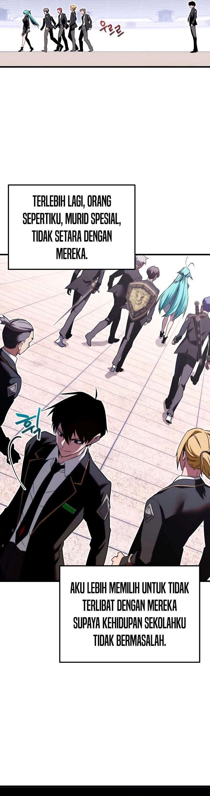 Halaman 12 dari I Took over The Academy With a Single Sashimi Knife Chapter 2