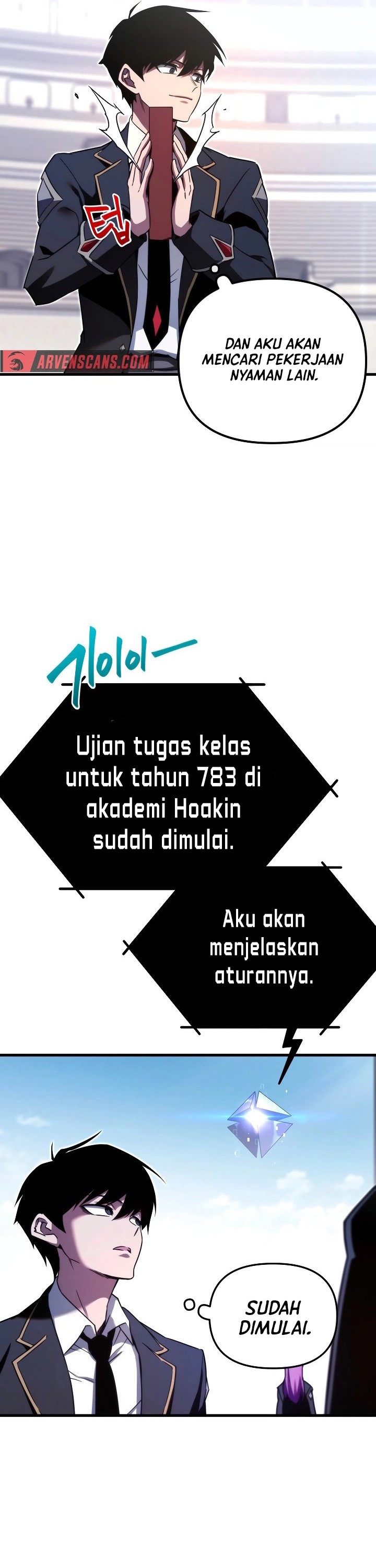 Halaman 16 dari I Took over The Academy With a Single Sashimi Knife Chapter 2