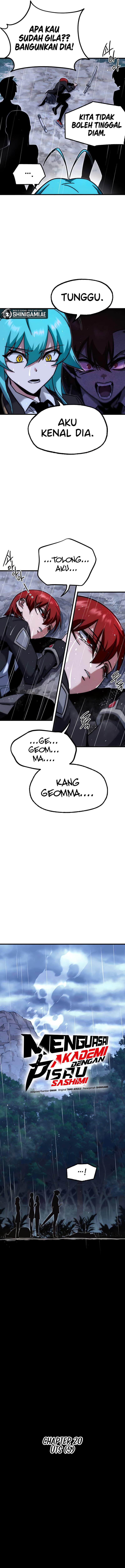 Halaman 8 dari I Took over The Academy With a Single Sashimi Knife Chapter 20