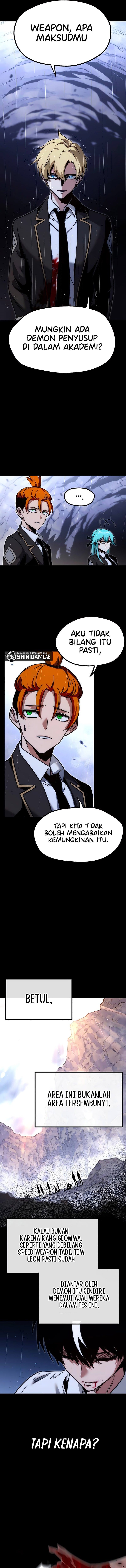 Halaman 13 dari I Took over The Academy With a Single Sashimi Knife Chapter 21