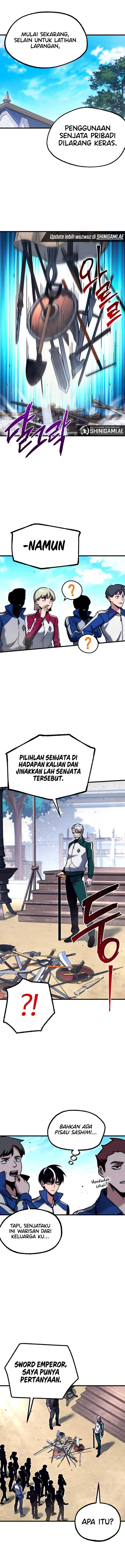 Halaman 10 dari I Took over The Academy With a Single Sashimi Knife Chapter 23
