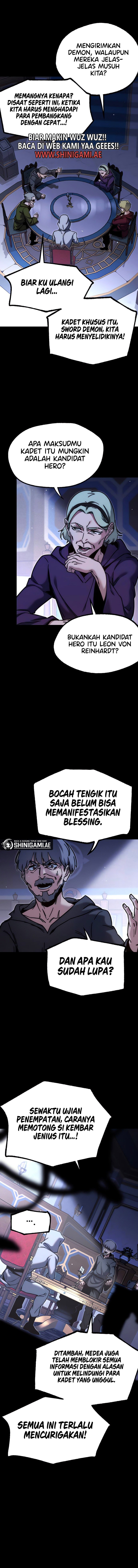 Halaman 16 dari I Took over The Academy With a Single Sashimi Knife Chapter 25