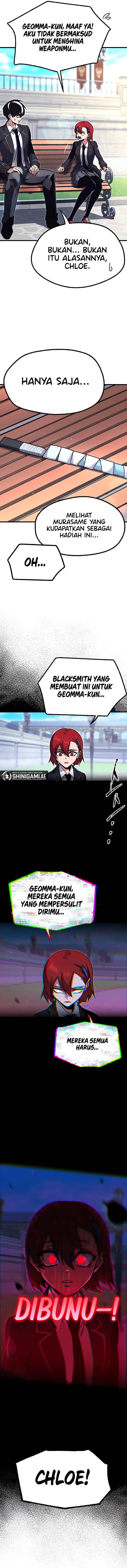 Halaman 13 dari I Took over The Academy With a Single Sashimi Knife Chapter 26