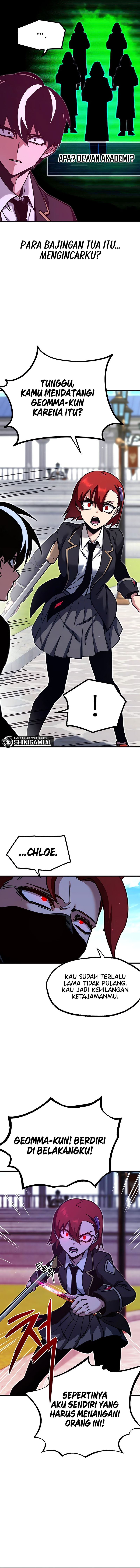 Halaman 18 dari I Took over The Academy With a Single Sashimi Knife Chapter 26