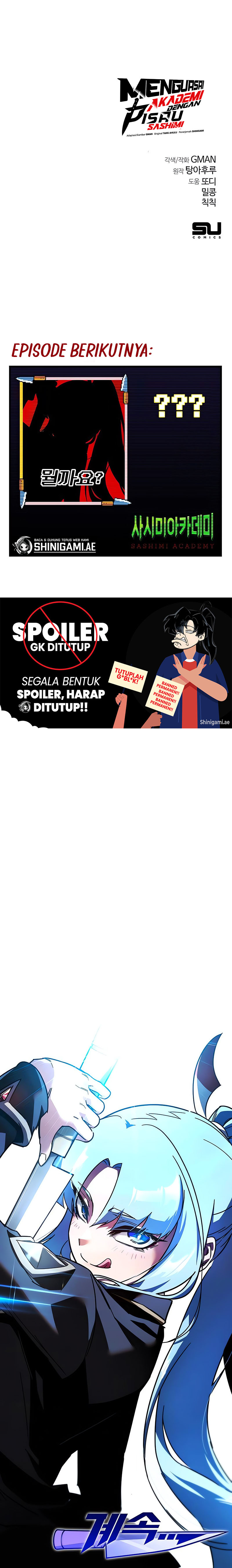 Halaman 22 dari I Took over The Academy With a Single Sashimi Knife Chapter 26
