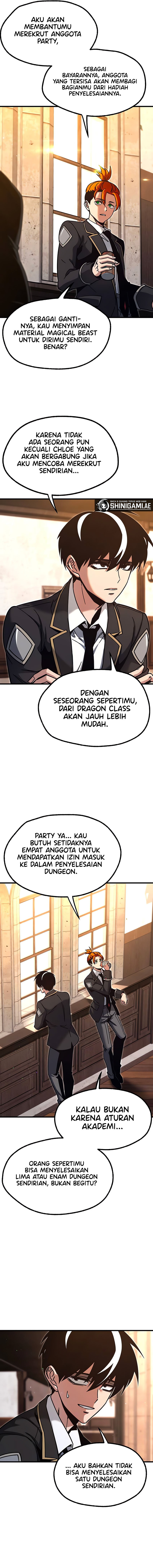 Halaman 13 dari I Took over The Academy With a Single Sashimi Knife Chapter 27