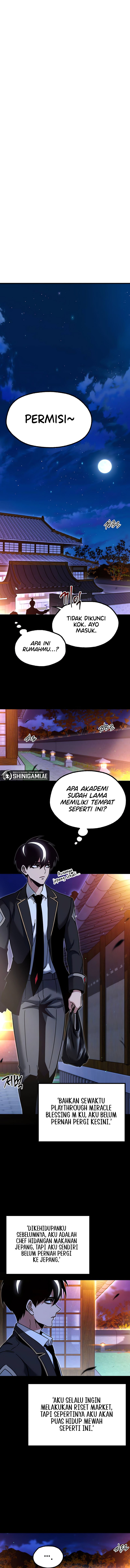 Halaman 17 dari I Took over The Academy With a Single Sashimi Knife Chapter 27