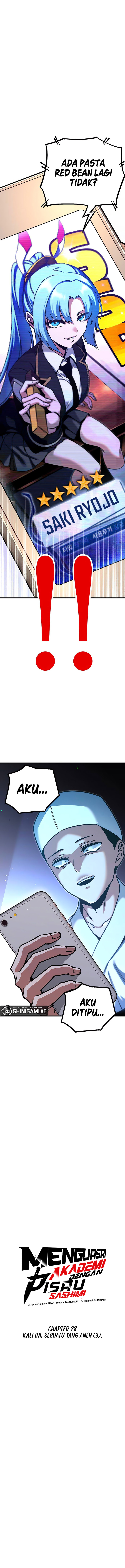 Halaman 4 dari I Took over The Academy With a Single Sashimi Knife Chapter 28