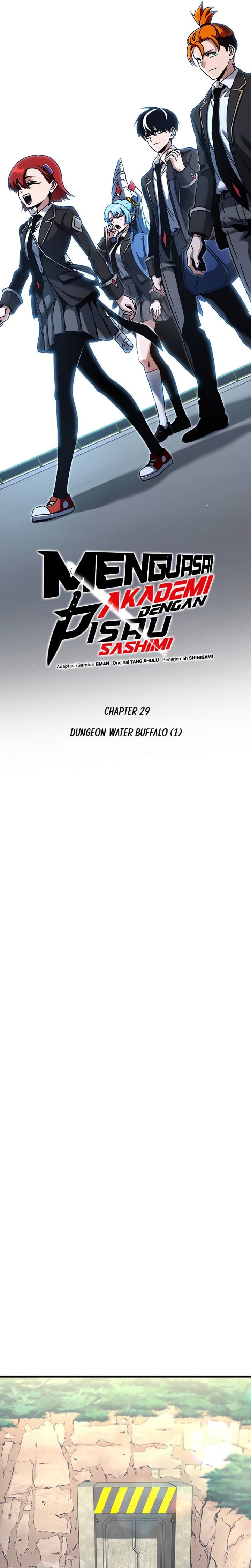 Halaman 12 dari I Took over The Academy With a Single Sashimi Knife Chapter 29