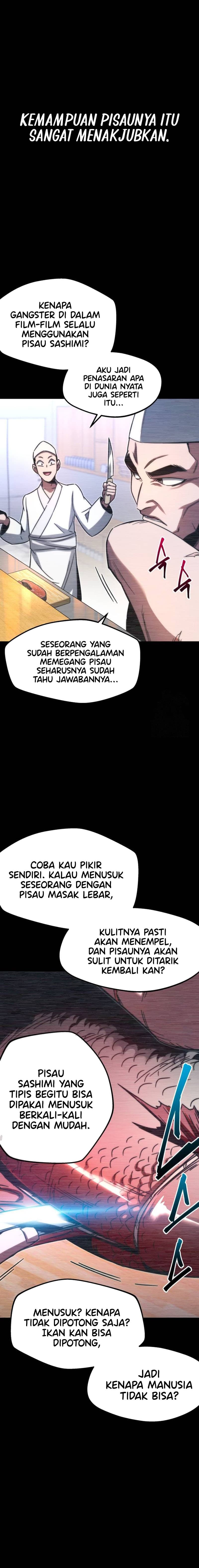 Halaman 3 dari I Took over The Academy With a Single Sashimi Knife Chapter 3