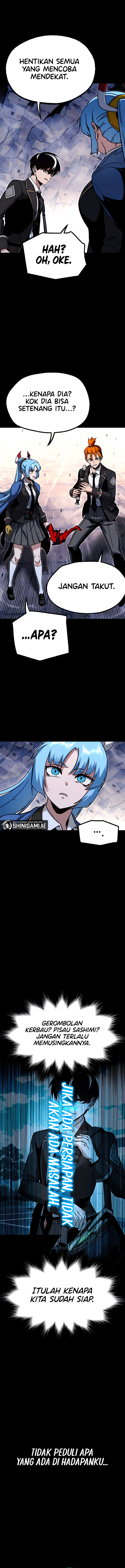 Halaman 18 dari I Took over The Academy With a Single Sashimi Knife Chapter 30
