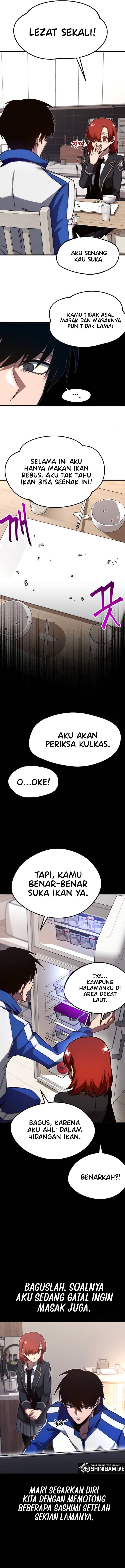 Halaman 11 dari I Took over The Academy With a Single Sashimi Knife Chapter 5