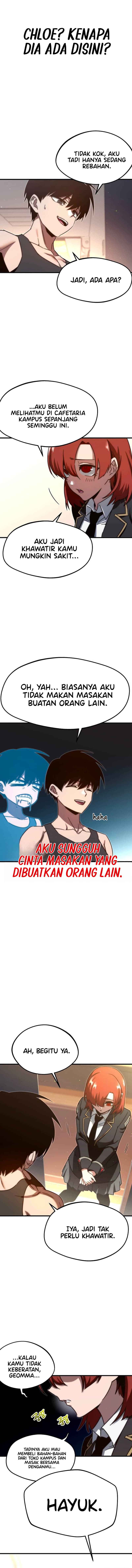 Halaman 9 dari I Took over The Academy With a Single Sashimi Knife Chapter 5