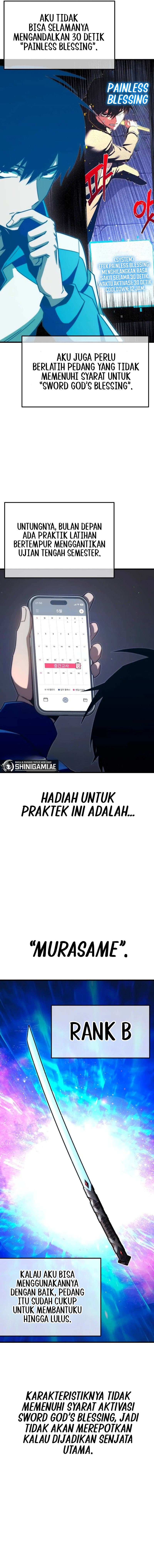 Halaman 16 dari I Took over The Academy With a Single Sashimi Knife Chapter 7
