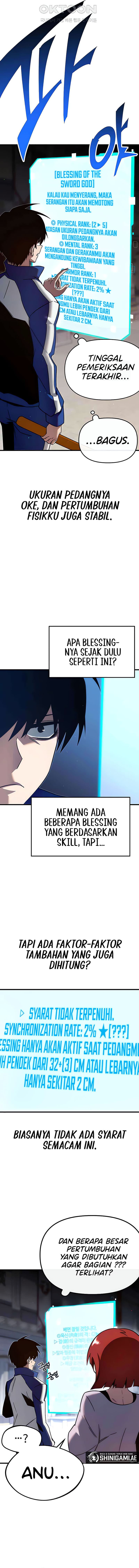 Halaman 13 dari I Took over The Academy With a Single Sashimi Knife Chapter 9