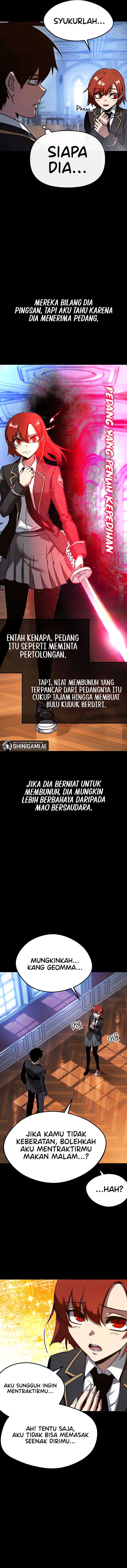 Halaman 7 dari I Took over The Academy With a Single Sashimi Knife Chapter 9