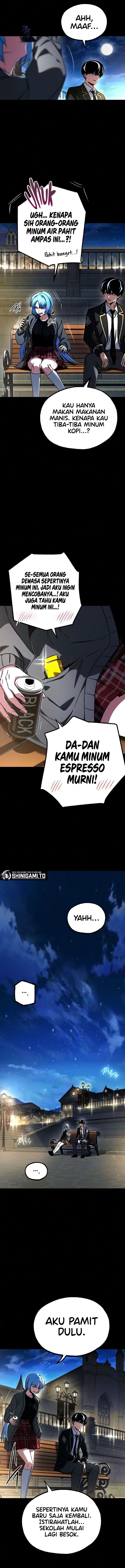 Halaman 14 dari I Took over The Academy With a Single Sashimi Knife Chapter 94