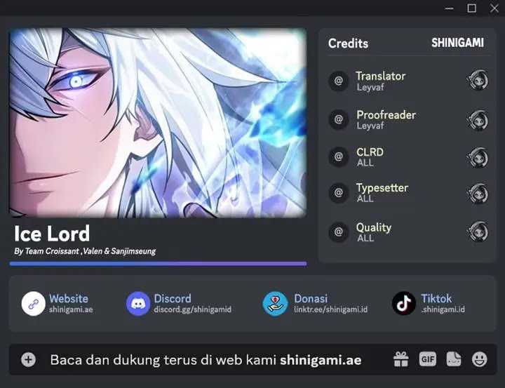 Halaman 1 dari Ice Lord Chapter 21