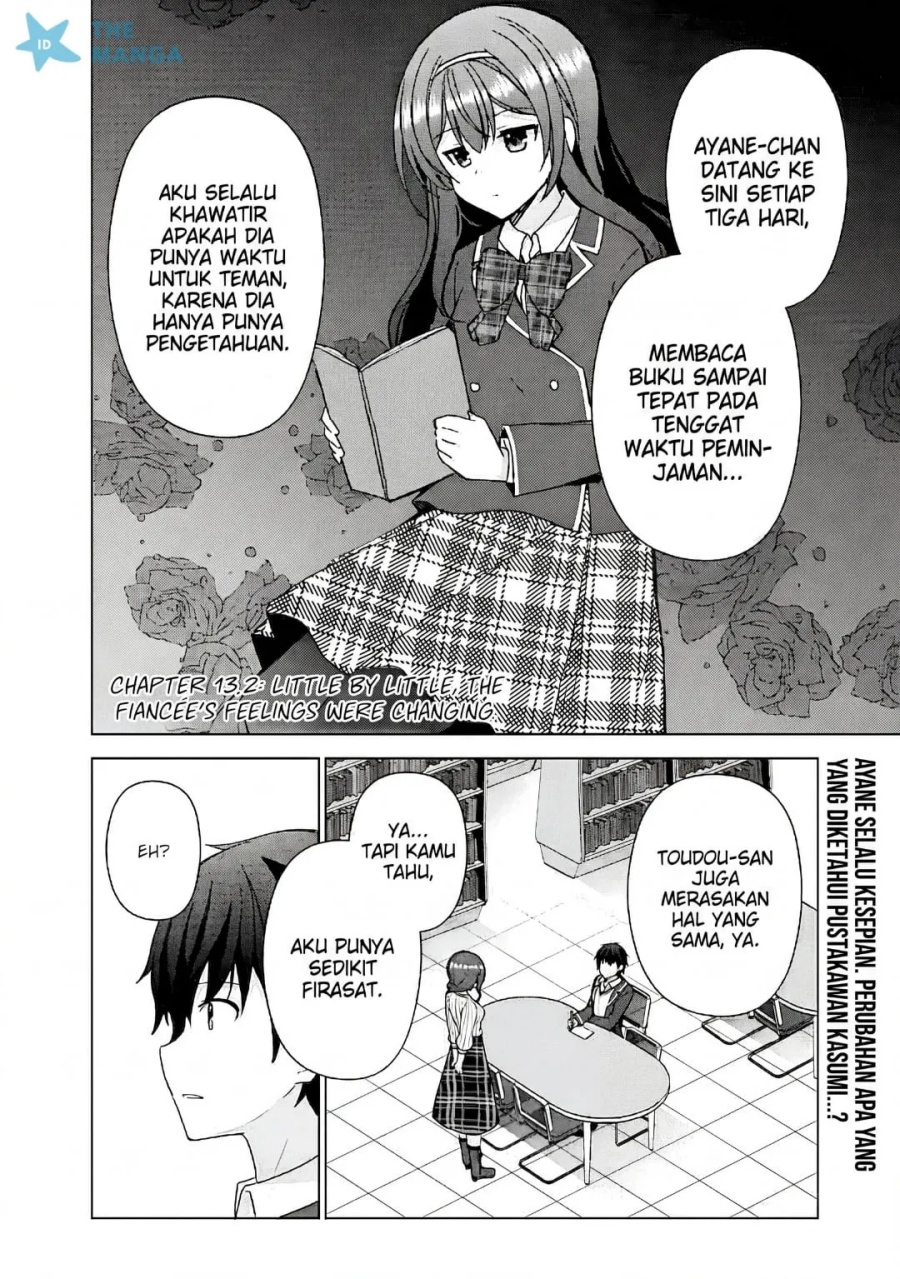 Iinazuke ga Dekita to Omottara, Sono Iinazuke ga Gakkou de Yuumei na chapter 13 halaman 15