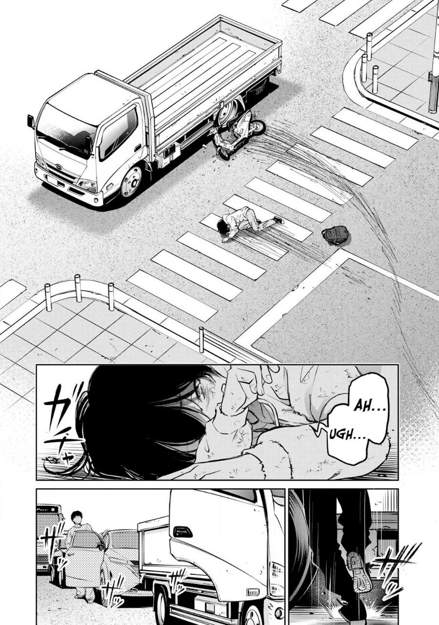 Halaman 18 dari Ijime to Kaeru to Mama to Fukushuu Chapter 1.2