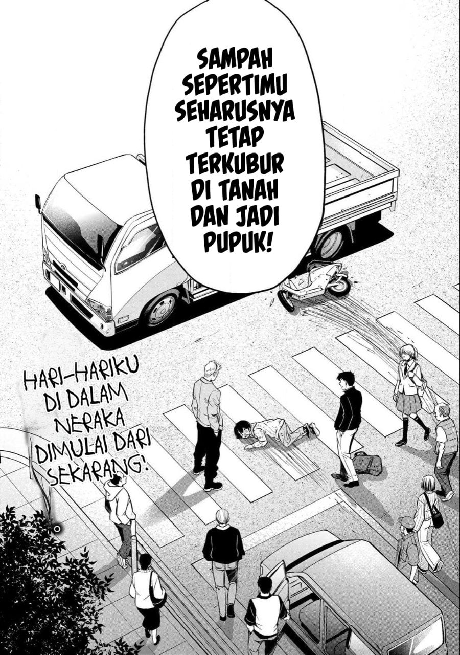 Halaman 20 dari Ijime to Kaeru to Mama to Fukushuu Chapter 1.2