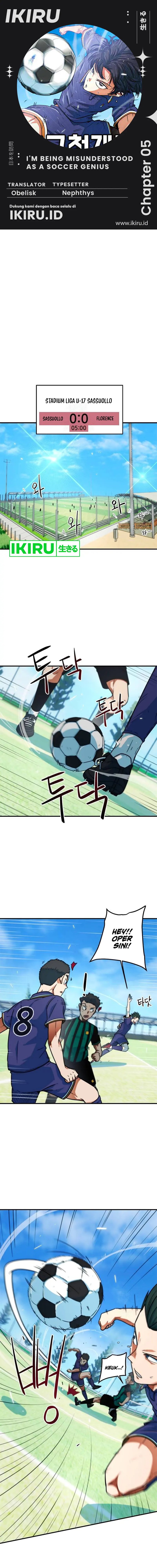 Halaman 1 dari I'm Not a Soccer Genius! Chapter 5