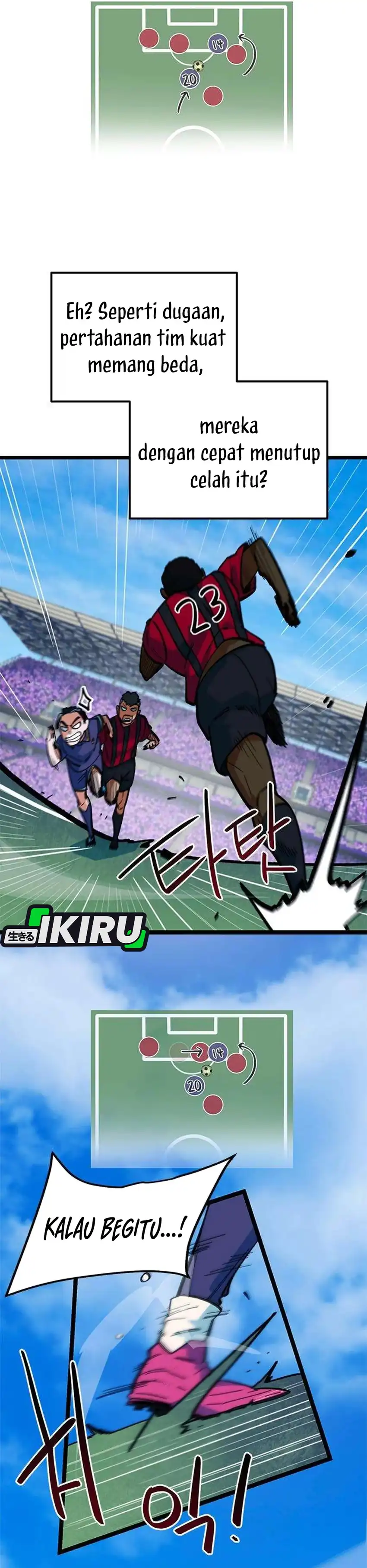 Halaman 42 dari I'm Not a Soccer Genius! Chapter 86